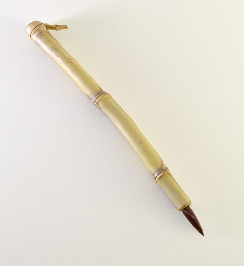Brown Synthetic, with bamboo cane handles