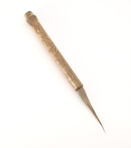 Elk bristle with bamboo cane handle