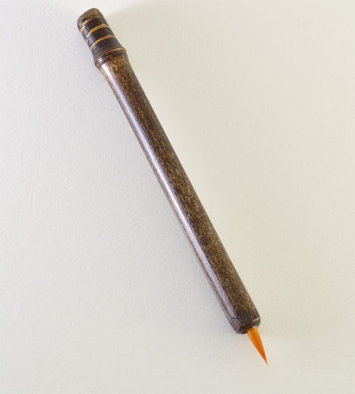 Orange Synthetic, with bamboo cane handles