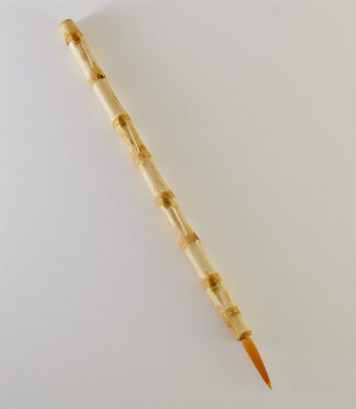 Orange Synthetic, with wangi bamboo handle
