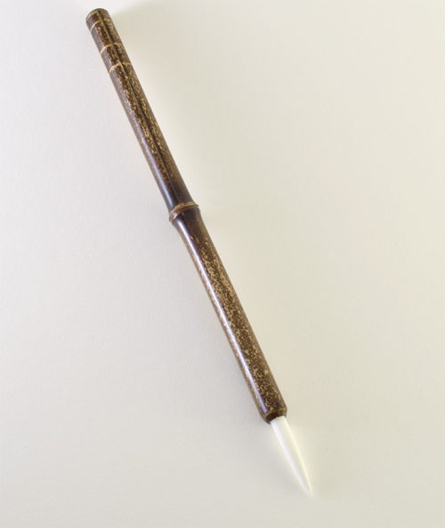 2” Synthetic Sable bristle with bamboo cane handle.