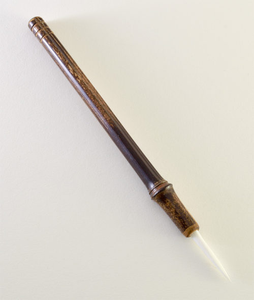 2” Synthetic Sable bristle with bamboo cane handle.
