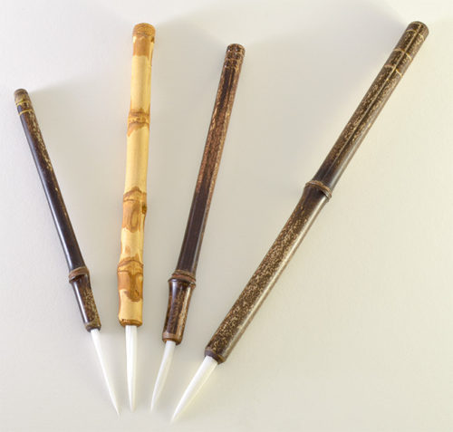 2 inch bristle length Synthetic Sable, with bamboo cane handle set.